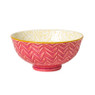 Schaaltje Lilly middel - geel/roze - ø12.3x5.8 cm