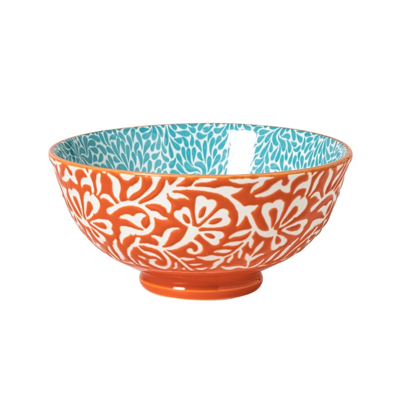 Schaaltje Moana middel - blauw/oranje - ø12.3x5.8 cm