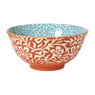 Schaaltje Moana groot - blauw/oranje - ø15.8x7.3 cm