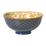Schaaltje Anouk middel - blauw/geel - ø12x5.8 cm
