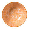 Schaaltje Anke middel - groen/oranje - ø12x5.8 cm