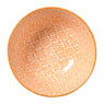 Schaaltje Anke groot - groen/oranje - ø15.5x7 cm