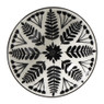 Schaaltje middel Bente - beige/zwart - ø12x5.8 cm