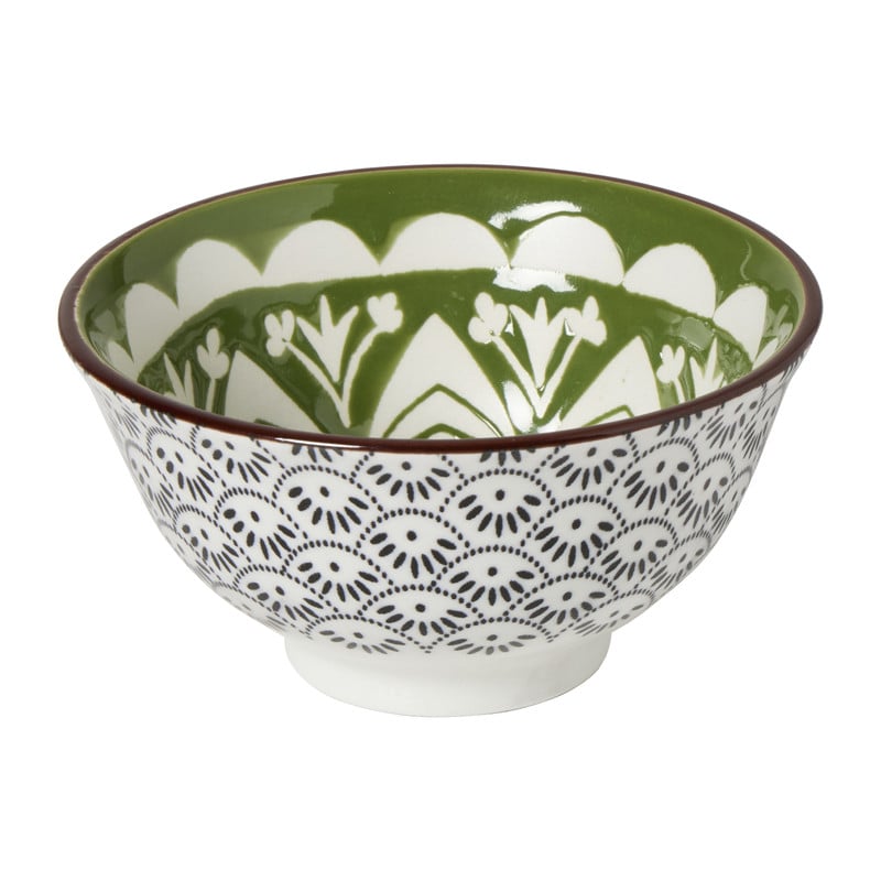 Schaaltje klein Bodil - groen/blauw - ø9x4.6 cm