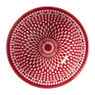 Schaaltje groot Bibi - roze/rood - ø15.5x7 cm
