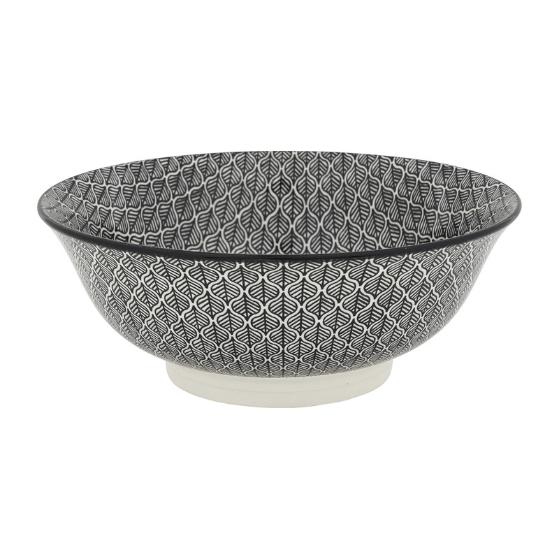 Schaal black print - diverse varianten - ø21 cm 