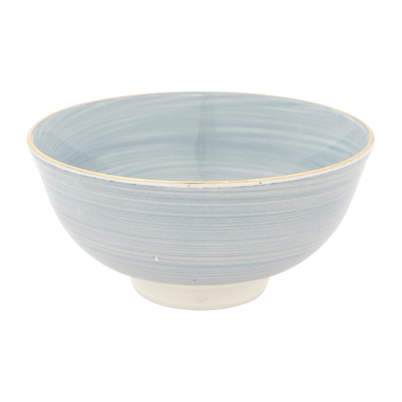 Schaaltje met gouden rand - diverse kleuren - ø12x5 cm