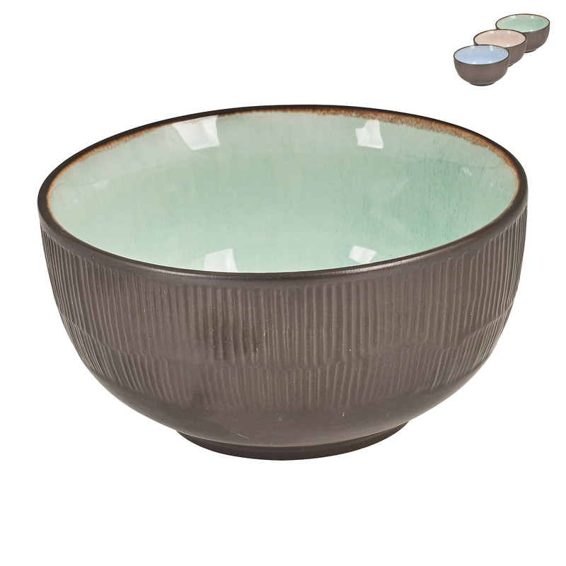 Schaal reactive glaze - ⌀14x7 cm
