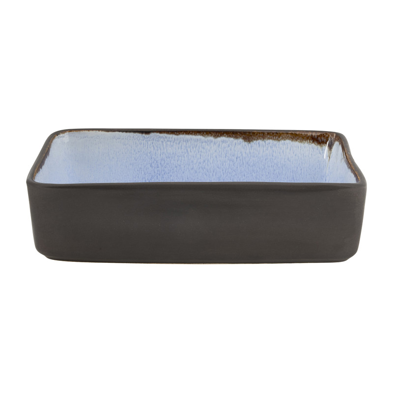 Schaal reactive glaze - 18.5x10.5 cm 