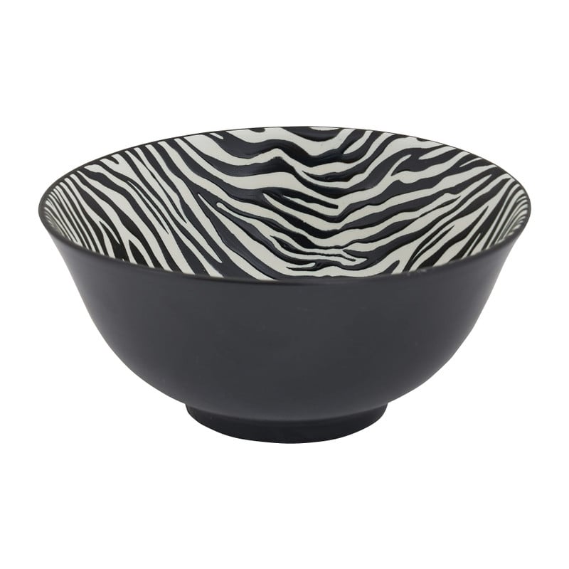Schaal luipaard/zebra - diverse varianten - ø15 cm 