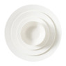 Serviesset Pearl rand - 16-delig - wit 