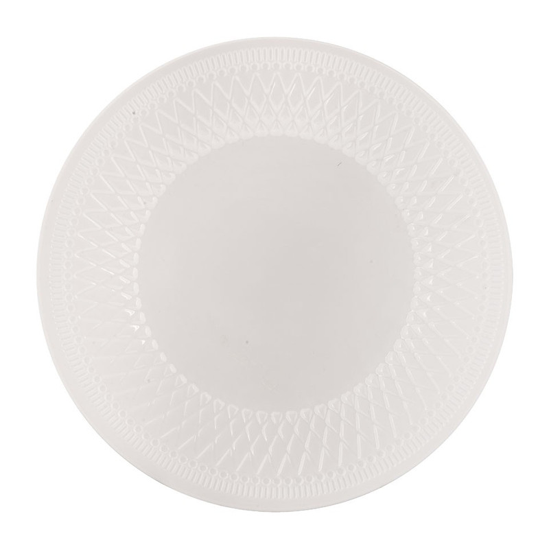 Dinerbord Alizee - wit - 28 cm