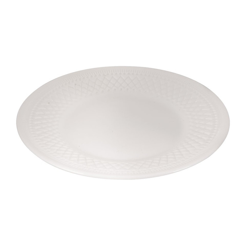 Ontbijtbord Alizee - wit - 22 cm