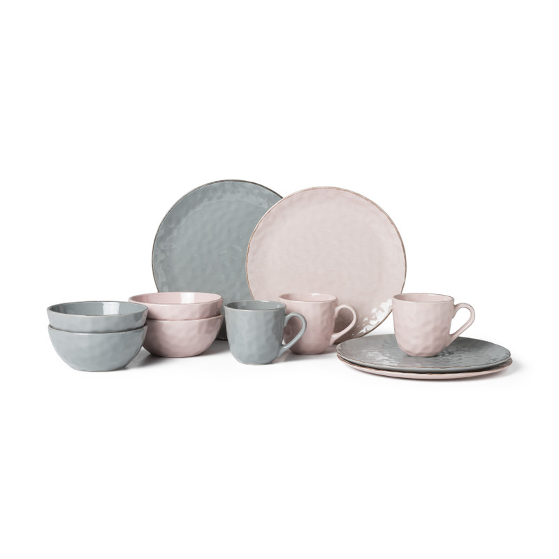 Dinerbord Kosmos - grijs - ø26,5 cm 
