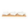 Schaaltjes ster met plank - 30x10 cm 