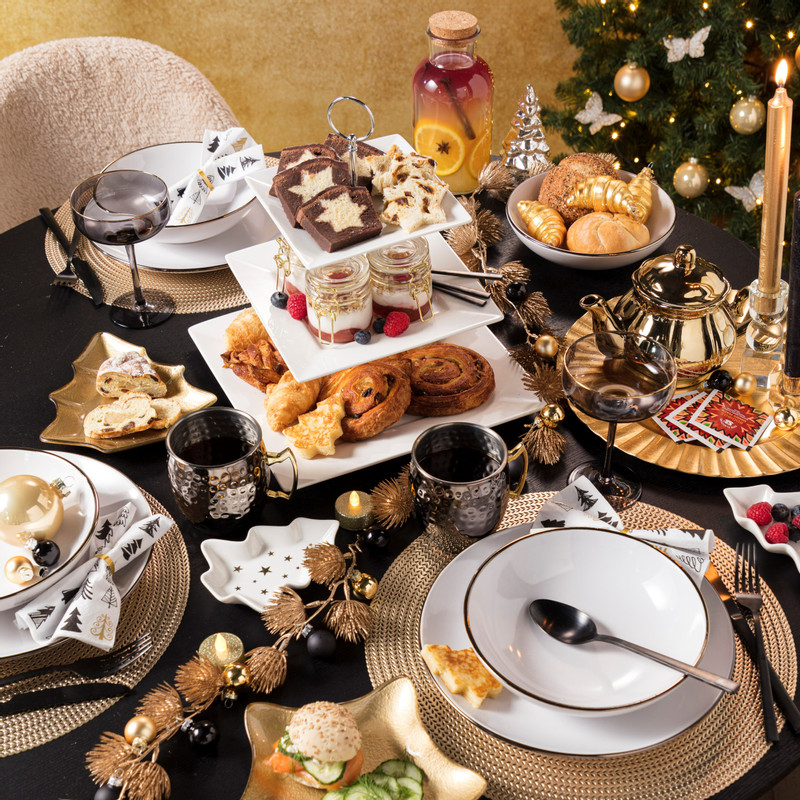 Schaaltje kerstboom - set van 2