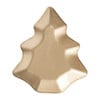 Schaal kerstboom - goud - 20.5x17.5 cm 