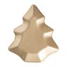 Schaal kerstboom - goud - 20.5x17.5 cm 