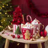 Mok gingerbread - rood/wit - 300 ml 