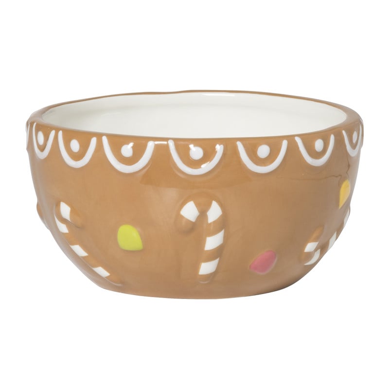 Serveerschaaltje gingerbread - bruin - ø14x6.9 cm