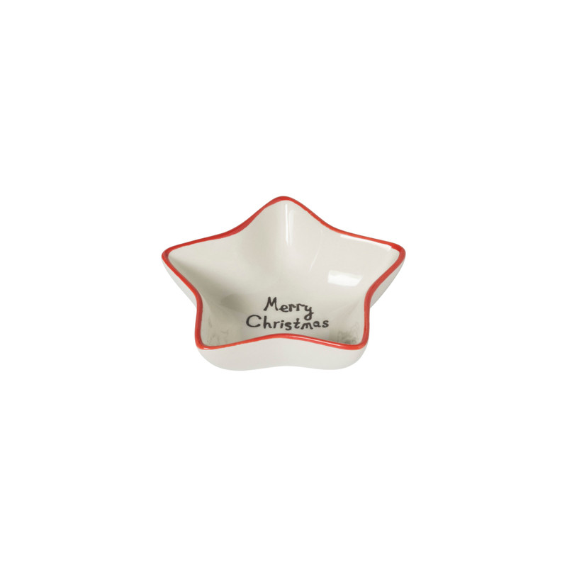 Schaaltje kerst - multikleur - 3x8.5x8.5 cm