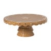 Taartplateau kerst - bruin - ø26x11 cm