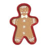 Schaaltje gingerbread mannetje - bruin/rood - 1.5x13.3x9.3 cm
