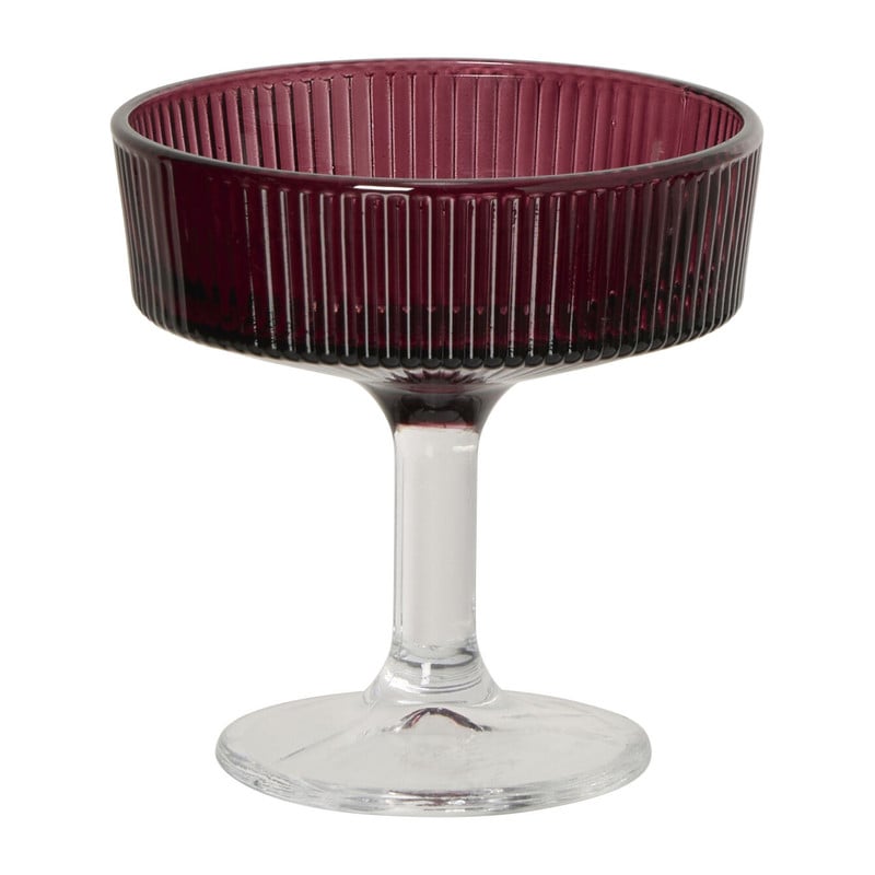 Champagne coupe - bordeaux rood - 190 ml