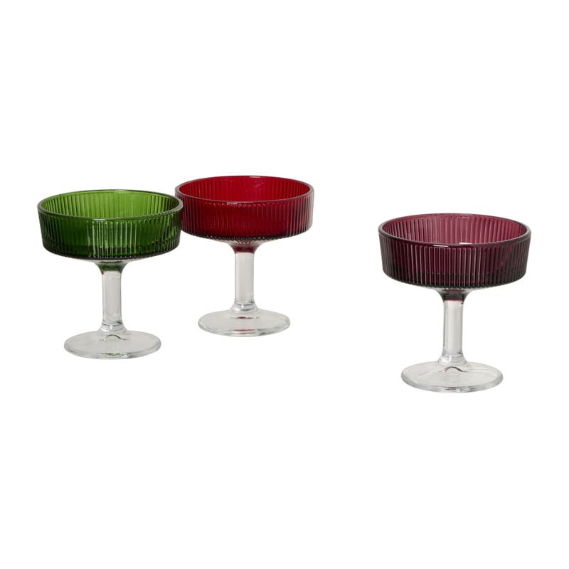 Champagne coupe - groen - 190 ml