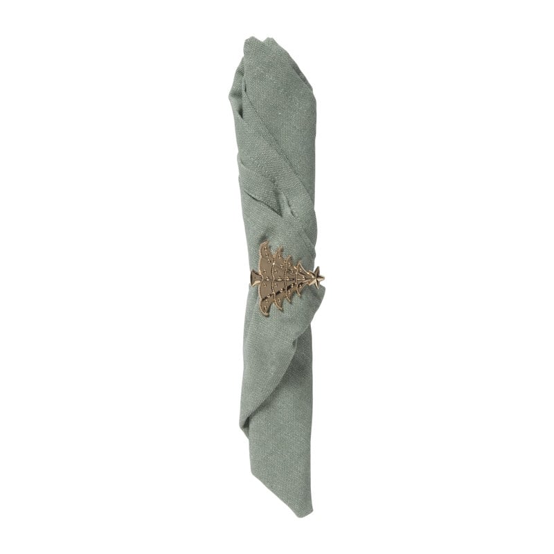 Servetring kerstboom - set van 4 - ø5 cm 
