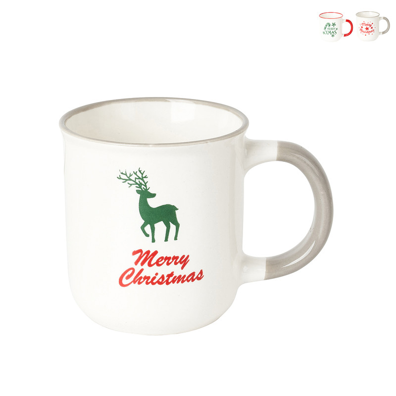 Mok kerst - diverse prints - 240 ml