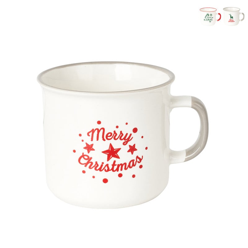 Mok kerst - diverse prints - 280 ml