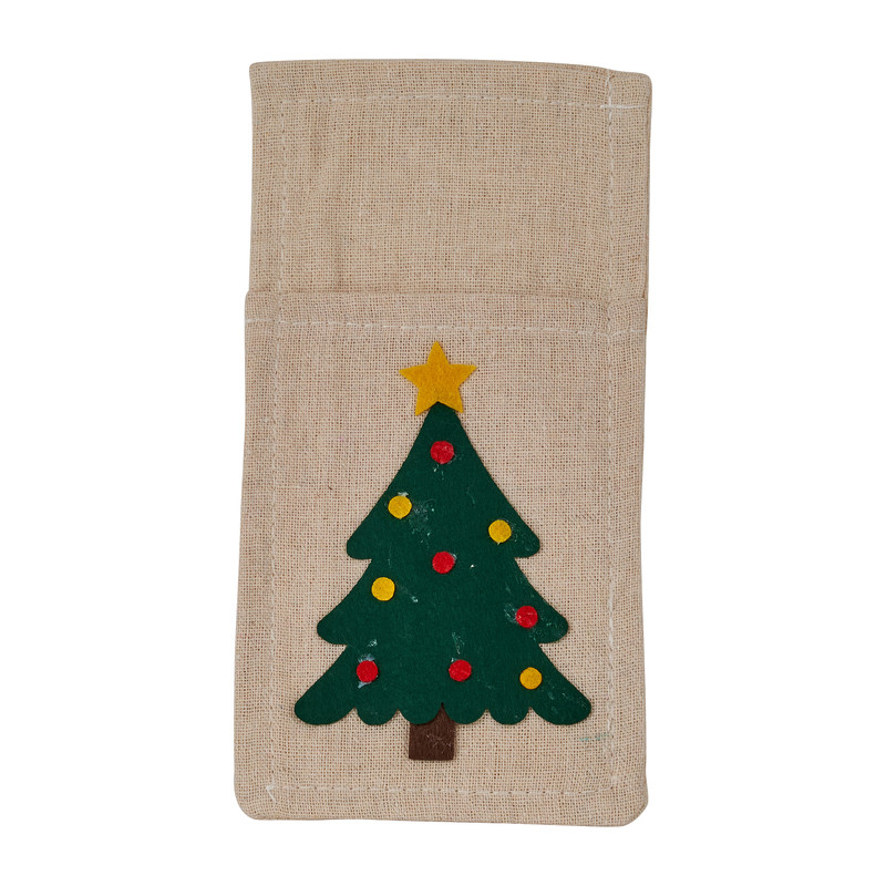 Bestekzakje kerst - diverse soorten - 11x20 cm