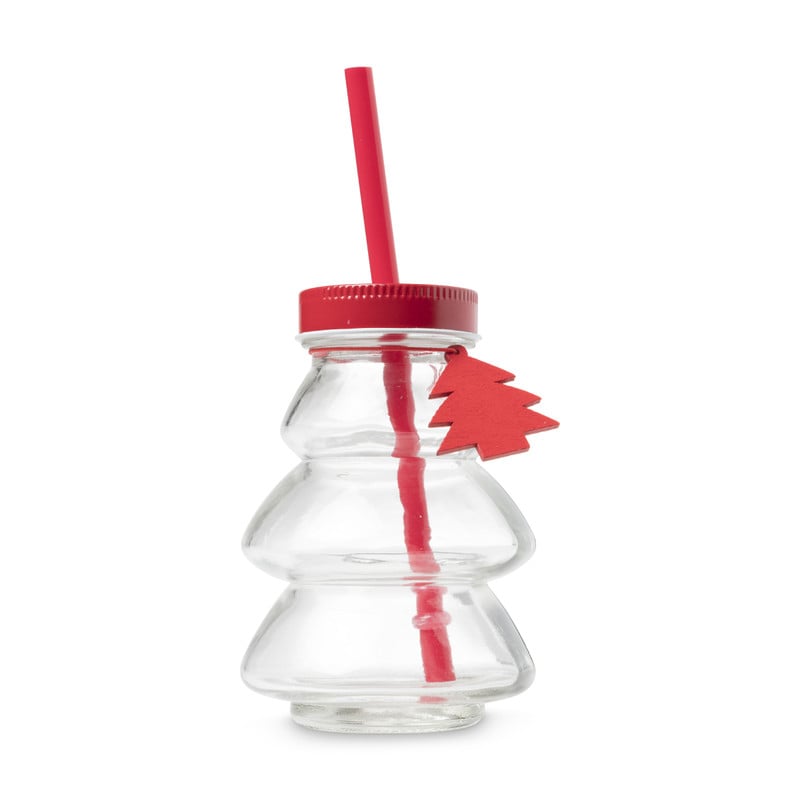 Mason jar - kerstboom - 240 ml