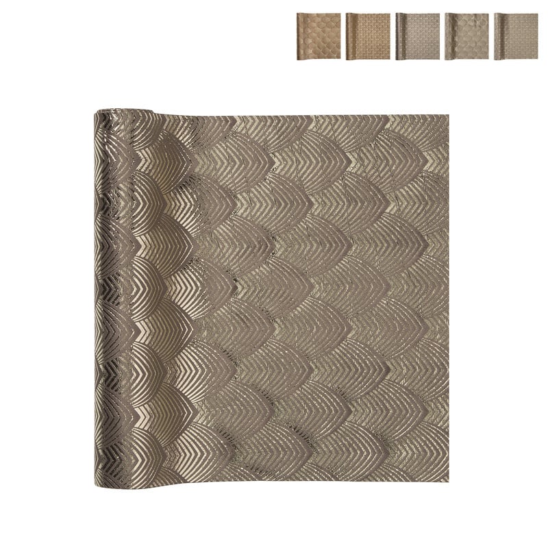 Tafelloper/ decoratiestof art deco - diverse varianten - 28x150 cm