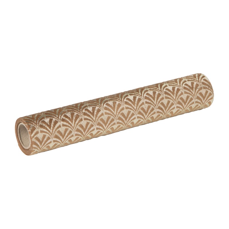 Tafelloper/ decoratiestof art deco - diverse varianten - 28x150 cm
