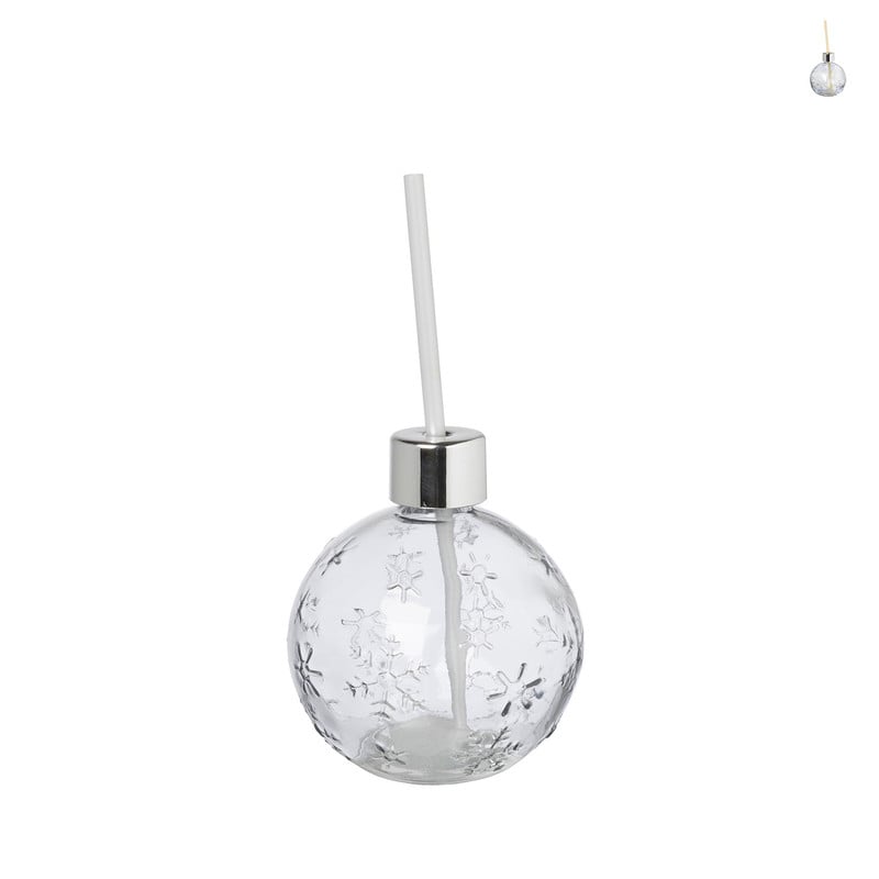 Drinkbeker kerstbal - goud/ zilver - ø10x12 cm 