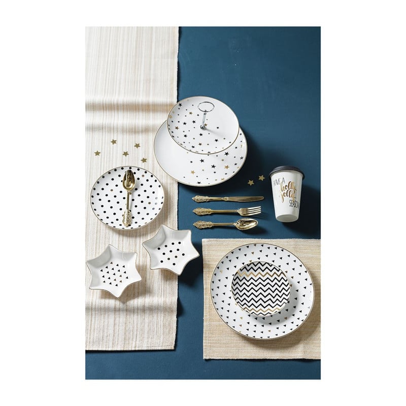 To go beker - 35 cl - zwart/goud