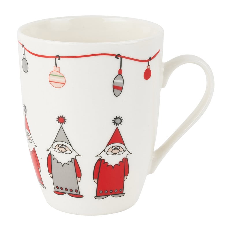 Mok met kerstmannen - diverse varianten - 33 cl 
