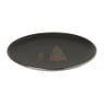 Ontbijtbord gouden kerstboom - zwart - ⌀20 cm