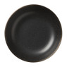 Diep bord Eline - zwart/goudkleurig - ø18x5 cm