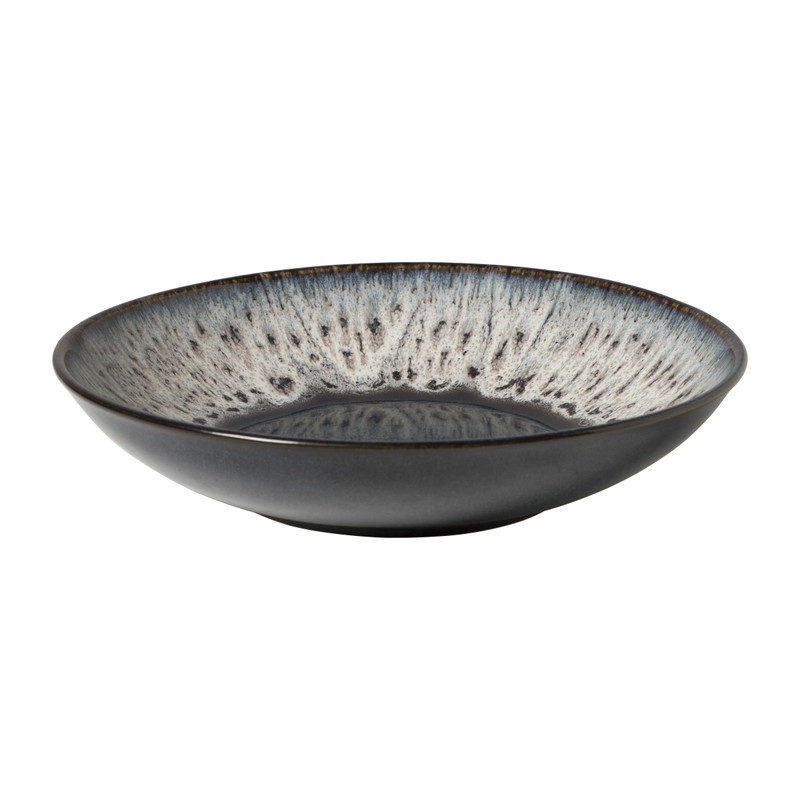 Diep bord rio - blauw/grijs - ø22x4.5 cm