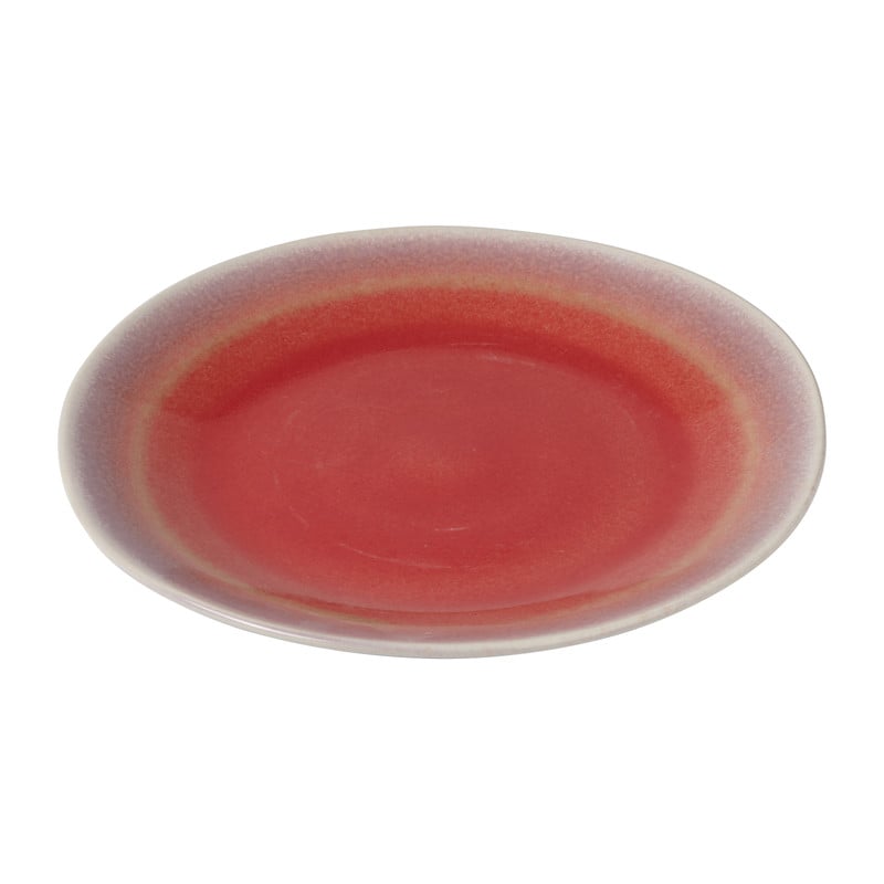 Ontbijtbord Roots - rood/paars - ø22x2.5 cm
