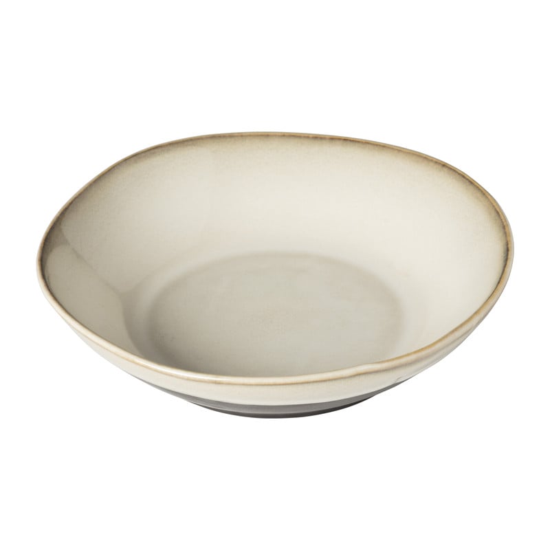 Diep bord Roots - beige - ø20x5.4 cm