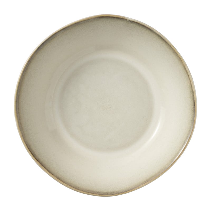 Diep bord Roots - beige - ø20x5.4 cm