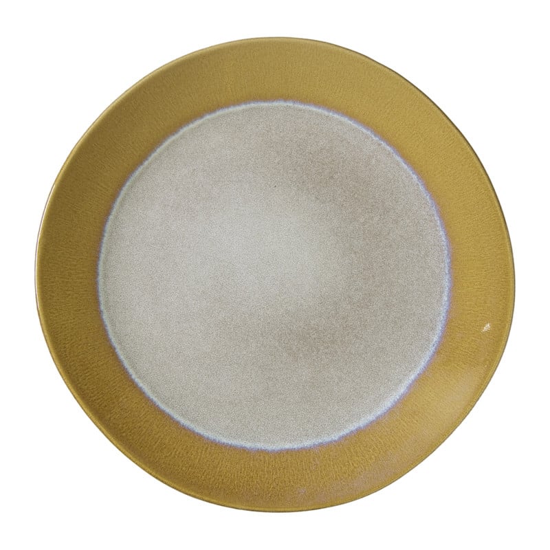 Dinerbord roots - oker - ø27.5x3 cm