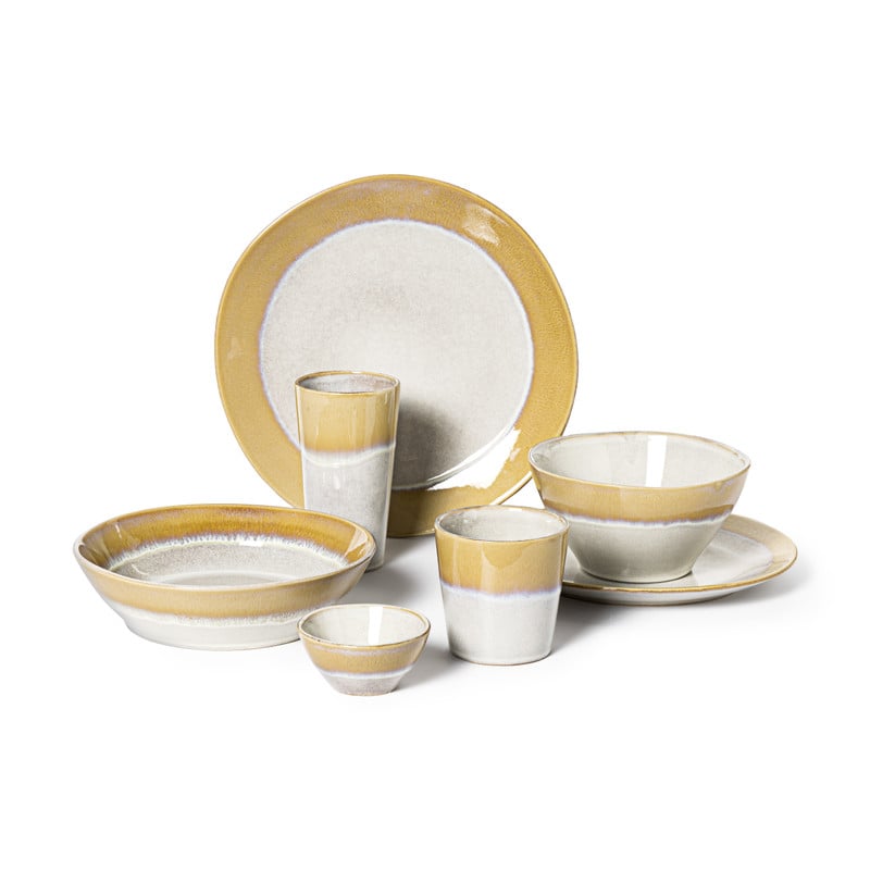 Dinerbord roots - oker - ø27.5x3 cm
