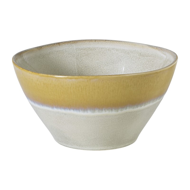 Schaal roots - oker - ø15.7x8.2 cm