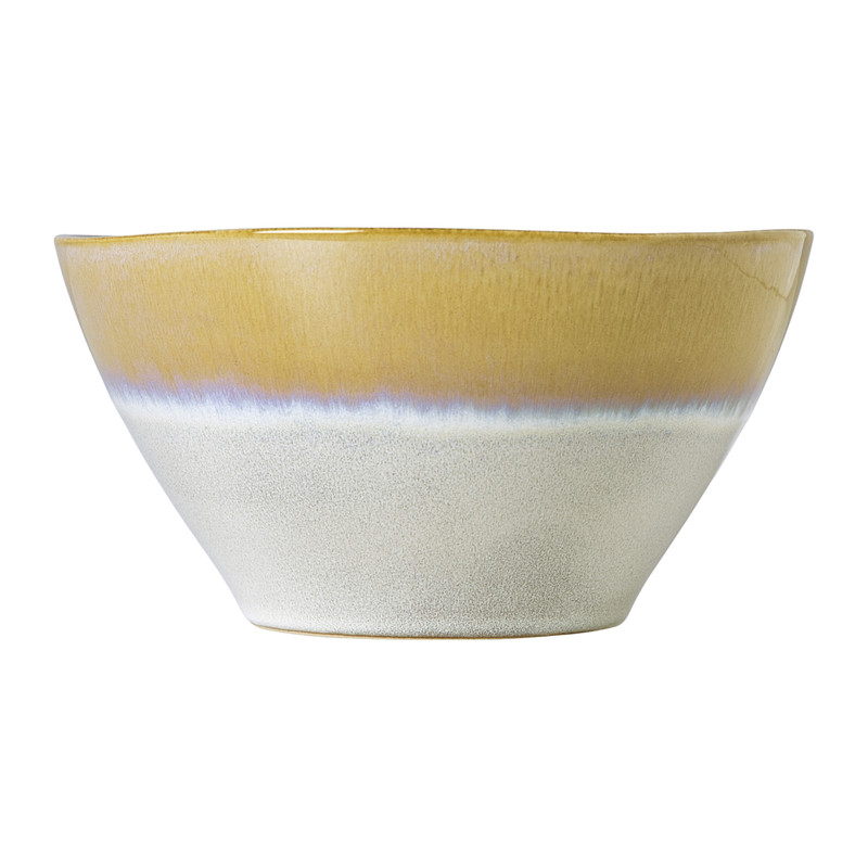 Schaal roots - oker - ø15.7x8.2 cm
