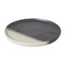 Dinerbord cortado - beige/zwart - ø26.5x2 cm